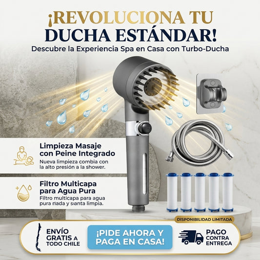 TURBOSHOWER- MEJORA TU EXPERIENCIA EN LA DUCHA